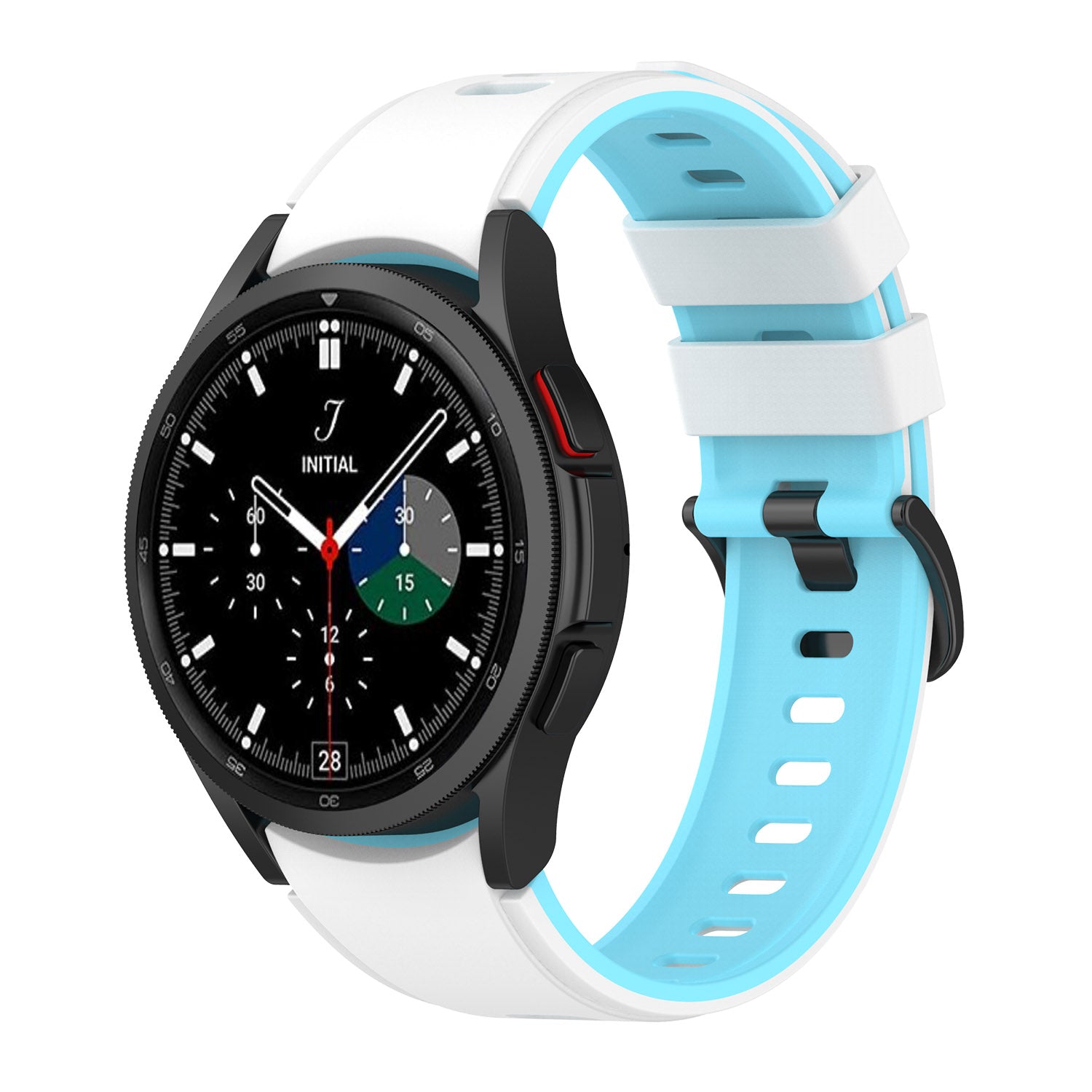 Dual Color Breathable Sport Silicone Watch Band Replacement Strap for Samsung Galaxy Watch6 40mm 44mm Watch6 Classic 43mm 47mm Watch 5 40mm 44mm 5 Pro 45mm Watch4 40mm 44mm Watch3 41mm Dual Color Breathable Sport Silicone Watch Band Replacement Strap for Samsung Galaxy Watch6 40mm 44mm Watch6 Classic 43mm 47mm Watch 5 40mm 44mm 5 Pro 45mm Watch4 40mm 44mm Watch3 41mm